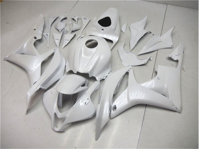 ABS Carenado Motocicleta CBR 600 RR 2007-2008 - Blanco Perla ABS Carenado Motocicleta CBR 600 RR 2007-2008 - Blanco Perla