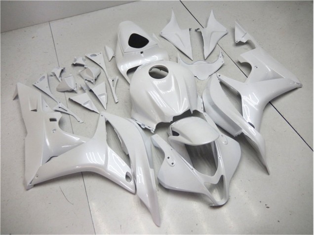 ABS Carenado Motocicleta CBR 600 RR 2007-2008 - Blanco Perla ABS Carenado Motocicleta CBR 600 RR 2007-2008 - Blanco Perla