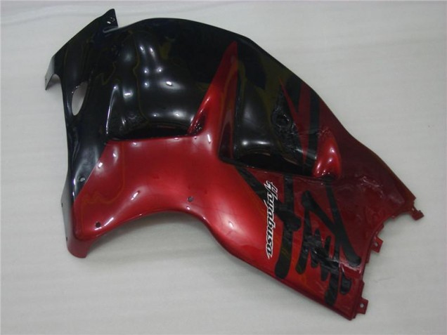 ABS Carenado Motocicleta GSXR 1300 Hayabusa 1996-2007 - Rojo Negro ABS Carenado Motocicleta GSXR 1300 Hayabusa 1996-2007 - Rojo Negro