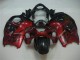 ABS Carenado Motocicleta GSXR 1300 Hayabusa 1996-2007 - Rojo Negro ABS Carenado Motocicleta GSXR 1300 Hayabusa 1996-2007 - Rojo Negro