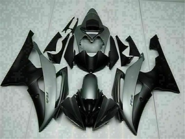ABS Carenado Motocicleta R6 2008-2016 - Gris Negro