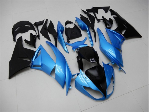 ABS Carenado Motocicleta ZX6R 2009-2012 - Azul Negro ABS Carenado Motocicleta ZX6R 2009-2012 - Azul Negro