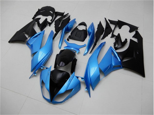 ABS Carenado Motocicleta ZX6R 2009-2012 - Azul Negro ABS Carenado Motocicleta ZX6R 2009-2012 - Azul Negro