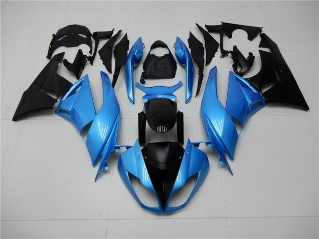 ABS Carenado Motocicleta ZX6R 2009-2012 - Azul Negro ABS Carenado Motocicleta ZX6R 2009-2012 - Azul Negro