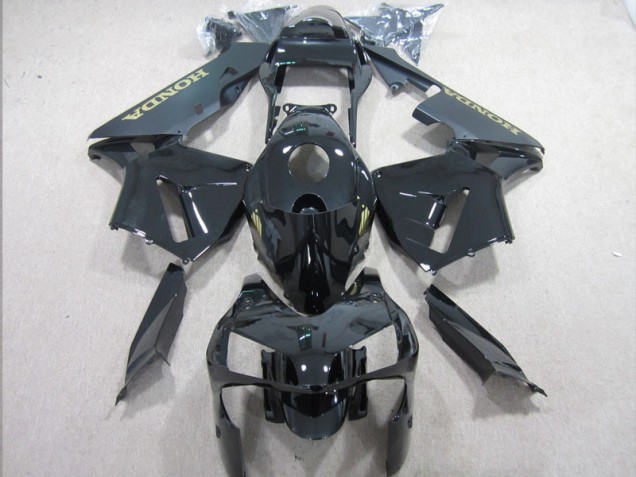 ABS Kits Carenado Moto CBR 600 RR 2003-2004 - Negro Oro Calcomanías ABS Kits Carenado Moto CBR 600 RR 2003-2004 - Negro Oro Calcomanías