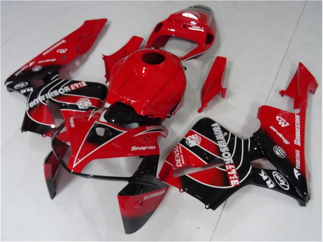 ABS Kits Carenado Moto CBR 600 RR 2005-2006 - Rojo Negro ABS Kits Carenado Moto CBR 600 RR 2005-2006 - Rojo Negro
