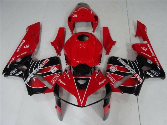 ABS Kits Carenado Moto CBR 600 RR 2005-2006 - Rojo Negro ABS Kits Carenado Moto CBR 600 RR 2005-2006 - Rojo Negro