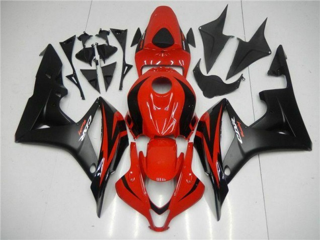 ABS Kits Carenado Moto CBR 600 RR 2007-2008 - Negro Rojo ABS Kits Carenado Moto CBR 600 RR 2007-2008 - Negro Rojo