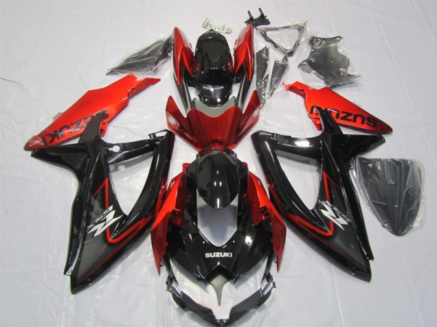 ABS Kits Carenado Moto GSXR 1000 K7 2007-2008 - Negro Rojo ABS Kits Carenado Moto GSXR 1000 K7 2007-2008 - Negro Rojo