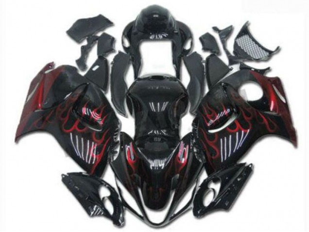 ABS Kits Carenado Moto GSXR 1300 Hayabusa 2008-2019 - Negro Rojo ABS Kits Carenado Moto GSXR 1300 Hayabusa 2008-2019 - Negro Rojo