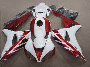 ABS Moto Plástica CBR 1000 RR 2006-2007 - Rojo Blanco