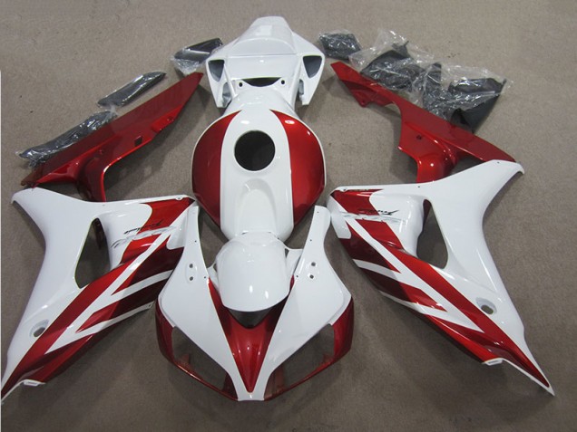 ABS Moto Plástica CBR 1000 RR 2006-2007 - Rojo Blanco ABS Moto Plástica CBR 1000 RR 2006-2007 - Rojo Blanco