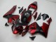 ABS Moto Plástica CBR 600 RR 2003-2004 - Rojo Negro ABS Moto Plástica CBR 600 RR 2003-2004 - Rojo Negro