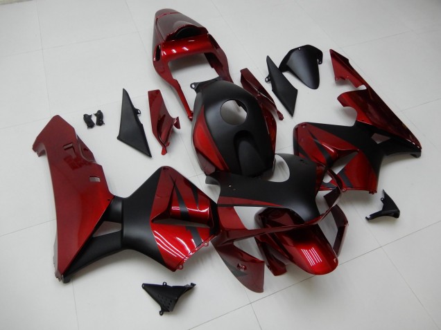 ABS Moto Plástica CBR 600 RR 2003-2004 - Rojo Negro ABS Moto Plástica CBR 600 RR 2003-2004 - Rojo Negro