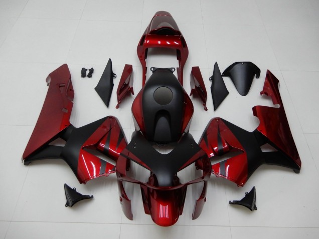 ABS Moto Plástica CBR 600 RR 2003-2004 - Rojo Negro ABS Moto Plástica CBR 600 RR 2003-2004 - Rojo Negro