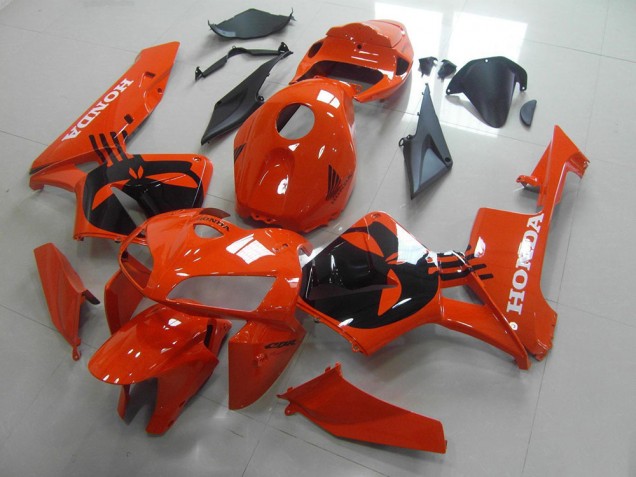 ABS Moto Plástica CBR 600 RR 2005-2006 - Naranja Negro ABS Moto Plástica CBR 600 RR 2005-2006 - Naranja Negro