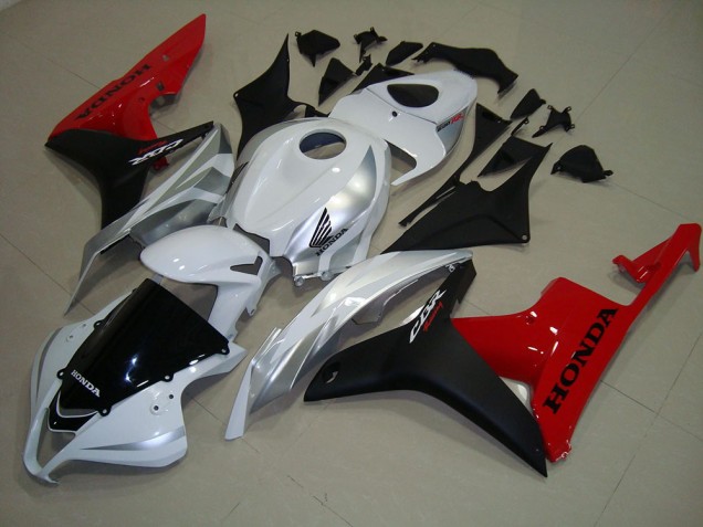 ABS Moto Plástica CBR 600 RR 2007-2008 - Blanco Negro Rojo ABS Moto Plástica CBR 600 RR 2007-2008 - Blanco Negro Rojo