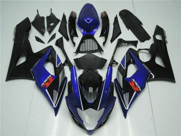 ABS Moto Plástica GSXR 1000 K5 2005-2006 - Azul Negro ABS Moto Plástica GSXR 1000 K5 2005-2006 - Azul Negro