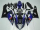 ABS Moto Plástica GSXR 1000 K5 2005-2006 - Azul Negro ABS Moto Plástica GSXR 1000 K5 2005-2006 - Azul Negro