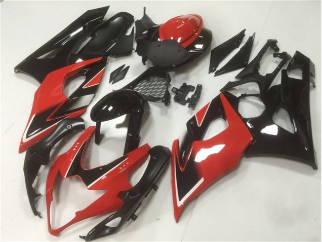 ABS Moto Plástica GSXR 1000 K5 2005-2006 - Rojo Negro ABS Moto Plástica GSXR 1000 K5 2005-2006 - Rojo Negro