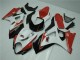 ABS Moto Plástica GSXR 1000 K7 2007-2008 - Rojo Blanco ABS Moto Plástica GSXR 1000 K7 2007-2008 - Rojo Blanco