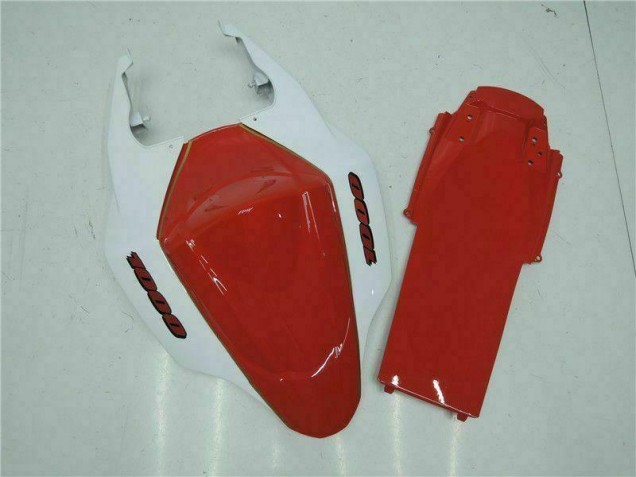 ABS Moto Plástica GSXR 1000 K7 2007-2008 - Rojo Blanco ABS Moto Plástica GSXR 1000 K7 2007-2008 - Rojo Blanco