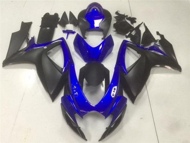 ABS Moto Plástica GSXR 600 / 750 K6 2006-2007 - Azul Negro