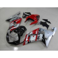 ABS Moto Plástica GSXR 750 K1 K2 K3 2001-2003 - Negro Rojo