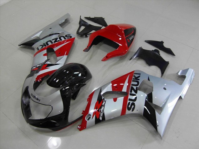ABS Moto Plástica GSXR 750 K1 K2 K3 2001-2003 - Negro Rojo ABS Moto Plástica GSXR 750 K1 K2 K3 2001-2003 - Negro Rojo