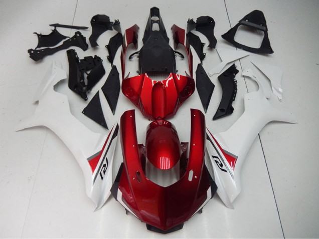 ABS Moto Plástica R1 2015-2019 - Rojo Blanco ABS Moto Plástica R1 2015-2019 - Rojo Blanco