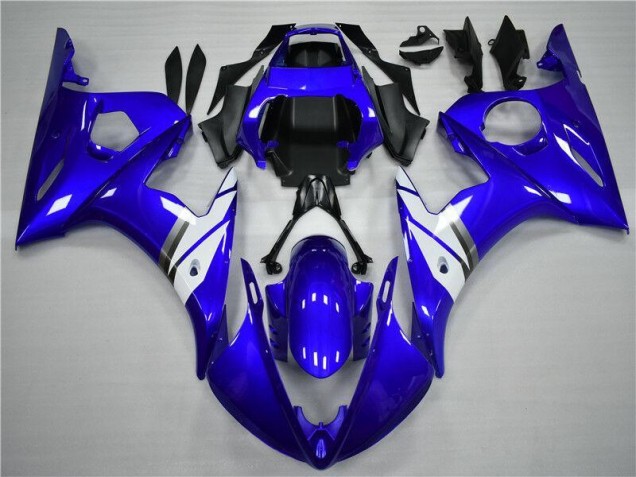 ABS Moto Plástica R6 2003-2005 - Azul Blanco ABS Moto Plástica R6 2003-2005 - Azul Blanco