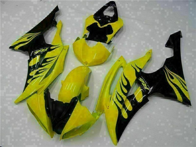 ABS Moto Plástica R6 2008-2016 - Amarillo Negro ABS Moto Plástica R6 2008-2016 - Amarillo Negro