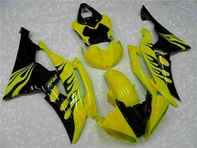 ABS Moto Plástica R6 2008-2016 - Amarillo Negro ABS Moto Plástica R6 2008-2016 - Amarillo Negro