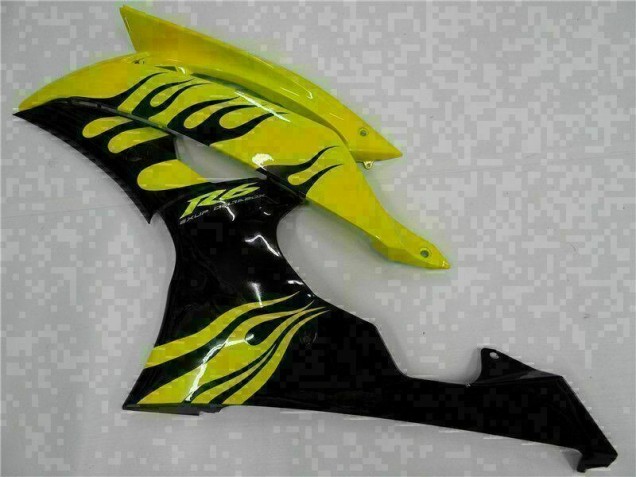 ABS Moto Plástica R6 2008-2016 - Amarillo Negro ABS Moto Plástica R6 2008-2016 - Amarillo Negro