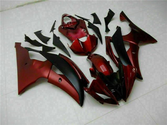 ABS Moto Plástica R6 2008-2016 - Rojo Negro ABS Moto Plástica R6 2008-2016 - Rojo Negro