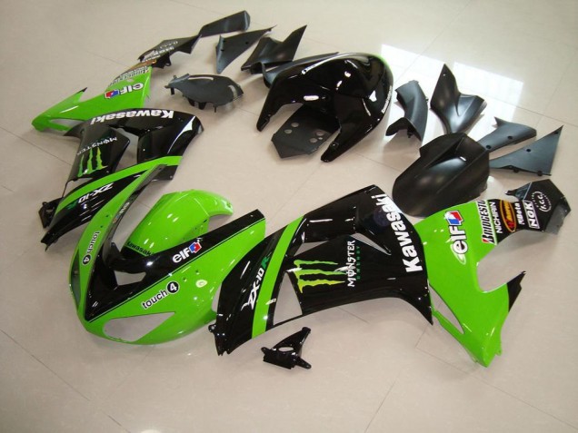 ABS Moto Plástica ZX10R 2006-2007 - Verde Monster ABS Moto Plástica ZX10R 2006-2007 - Verde Monster