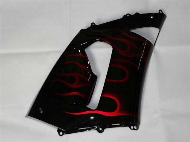 ABS Moto Plástica ZX6R 2005-2006 - Rojo Negro