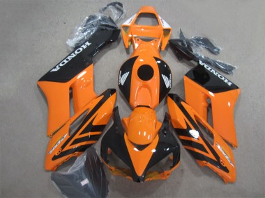 ABS Moto Plástico CBR 1000 RR 2004-2005 - Negro Naranja