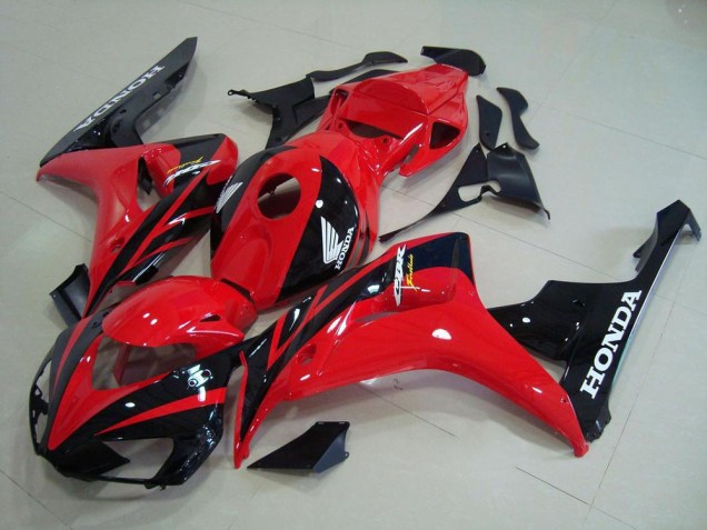 ABS Moto Plástico CBR 1000 RR 2006-2007 - Rojo Negro ABS Moto Plástico CBR 1000 RR 2006-2007 - Rojo Negro