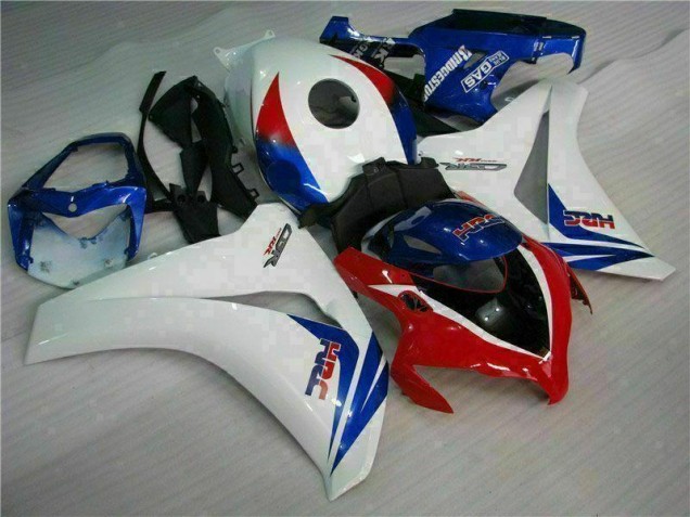 ABS Moto Plástico CBR 1000 RR 2008-2011 - Blanco Azul ABS Moto Plástico CBR 1000 RR 2008-2011 - Blanco Azul