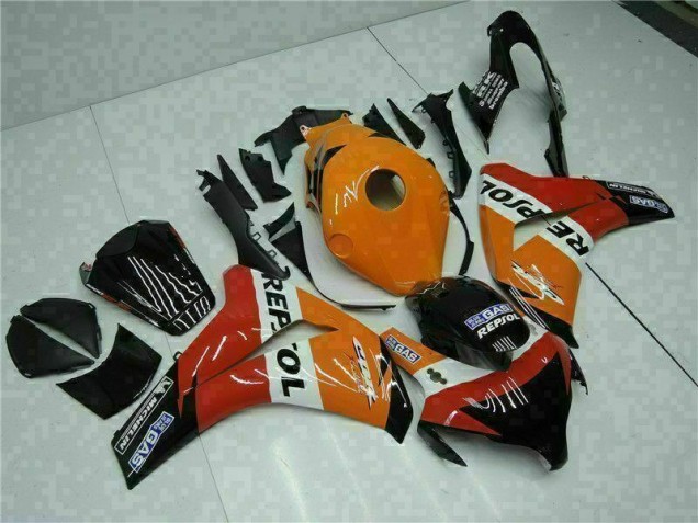 ABS Moto Plástico CBR 1000 RR 2008-2011 - Naranja Repsol ABS Moto Plástico CBR 1000 RR 2008-2011 - Naranja Repsol