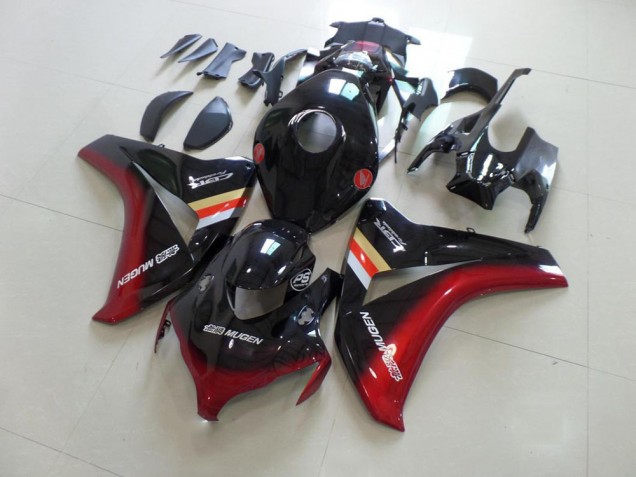 ABS Moto Plástico CBR 1000 RR 2008-2011 - Negro Rojo Mugen ABS Moto Plástico CBR 1000 RR 2008-2011 - Negro Rojo Mugen