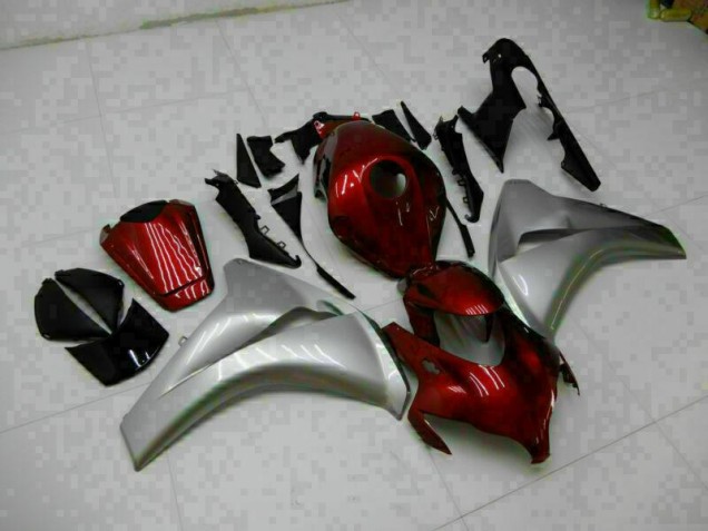ABS Moto Plástico CBR 1000 RR 2008-2011 - Rojo Plata