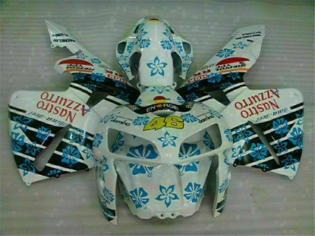 ABS Moto Plástico CBR 600 RR 2005-2006 - Blanco Azul Nastro Azzurro 46 ABS Moto Plástico CBR 600 RR 2005-2006 - Blanco Azul Nastro Azzurro 46