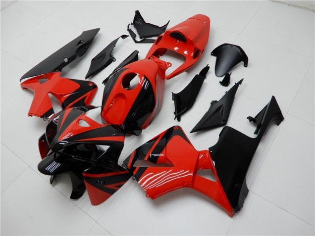 ABS Moto Plástico CBR 600 RR 2005-2006 - Rojo Negro ABS Moto Plástico CBR 600 RR 2005-2006 - Rojo Negro