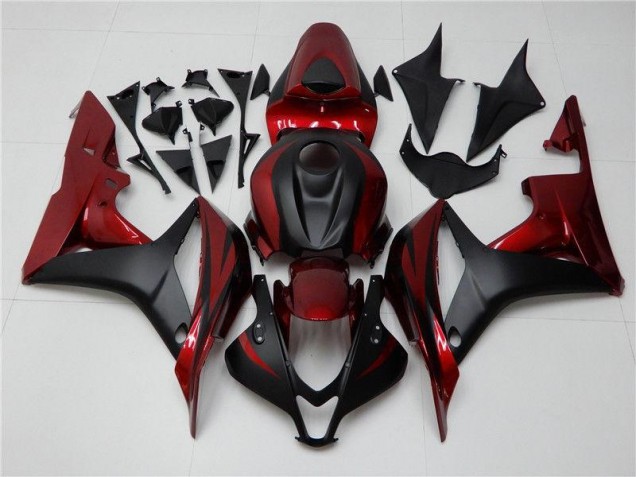ABS Moto Plástico CBR 600 RR 2007-2008 - Rojo Negro