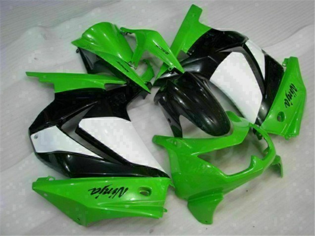 ABS Moto Plástico EX250 2008-2012 - Verde Negro Ninja