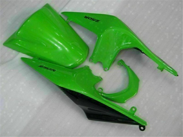 ABS Moto Plástico EX250 2008-2012 - Verde Negro Ninja