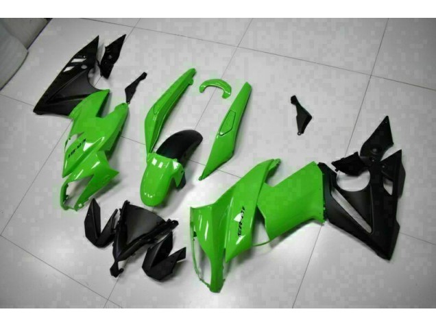 ABS Moto Plástico EX650 2009-2011 - Verde Negro