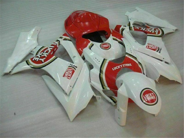 ABS Moto Plástico GSXR 1000 K7 2007-2008 - Rojo Blanco ABS Moto Plástico GSXR 1000 K7 2007-2008 - Rojo Blanco